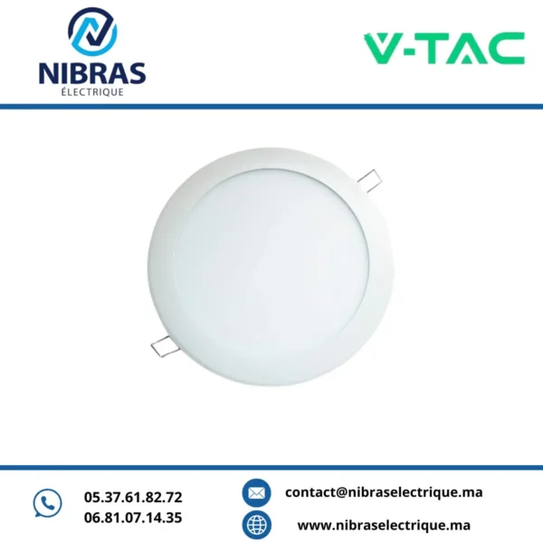 V-TAC PANEL BACK LIGHT 12W ENC RD 4000K