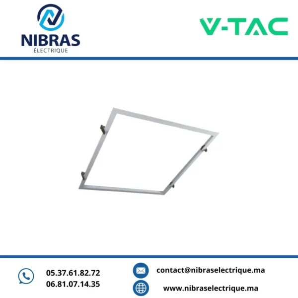 V-TAC SUPPORT ENCASTRER PANEL BACK LIGHT+SLIM 600X600MM
