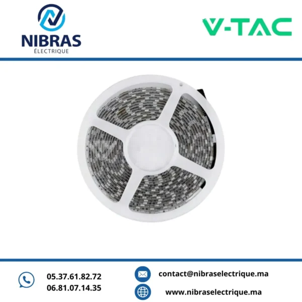 V-TAC STRIP LIGHT 12V 3535 120 LED 9W 2700K IP65