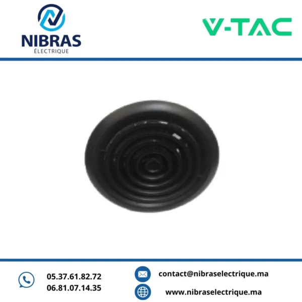 V-TAC EXTRACTEUR SILENCIEUX ROND15W 100M BLACK