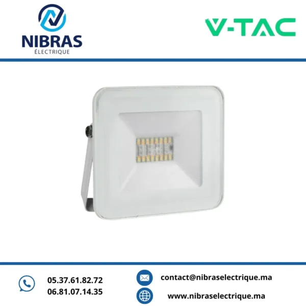 V-TAC PROJECTEUR 20W SMART RGB WHITE