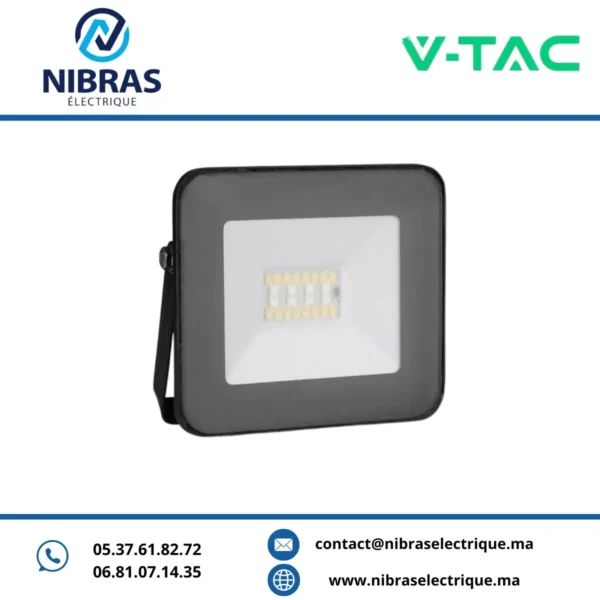 V-TAC PROJECTEUR 20W SMART RGB BLACK