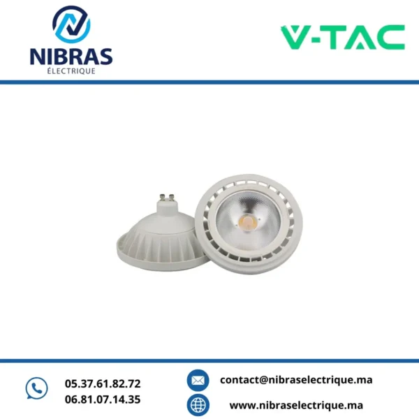 V-TAC LAMPE AR111 15W COB GU10 3000K