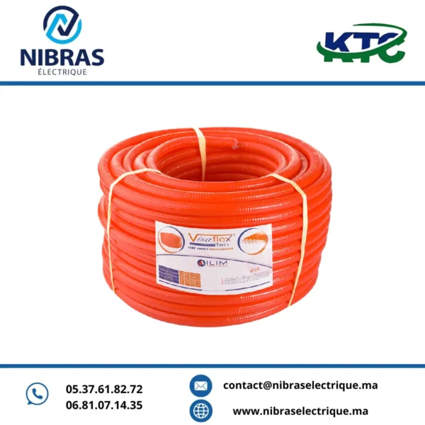 TUBE ANNELÉ ORANGE KTC 25/16