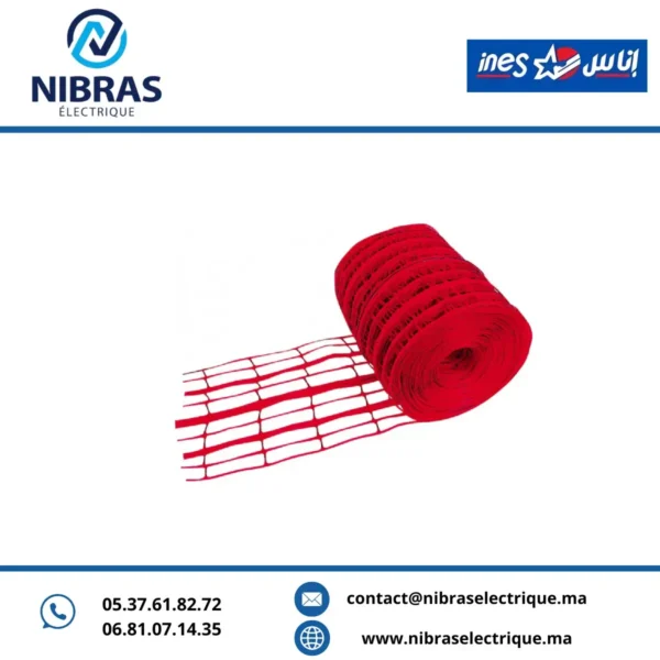 M GRILLAGE AVIRTISSEUR 00X30M ROUGE