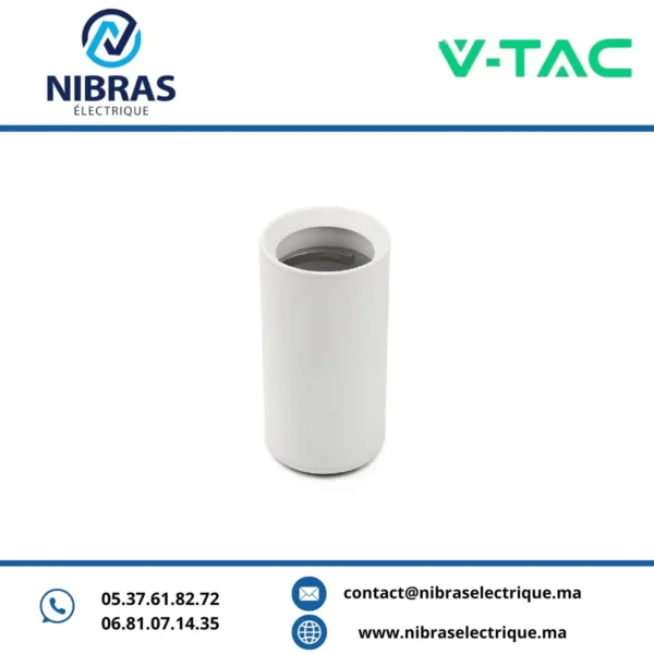 V-TAC SPOT APPARENT GU10 ROND WHITE