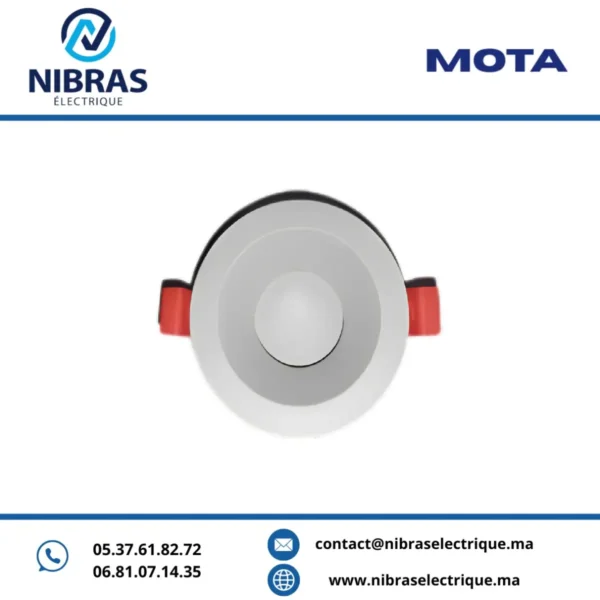 MOTA SPOT RETRAIT 603 ROND PVC WHITE
