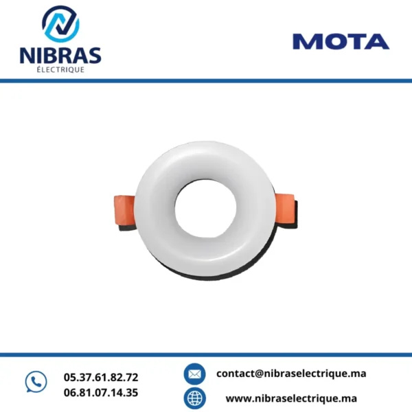 MOTA SPOT WL-01370W PVC ROND WHITE