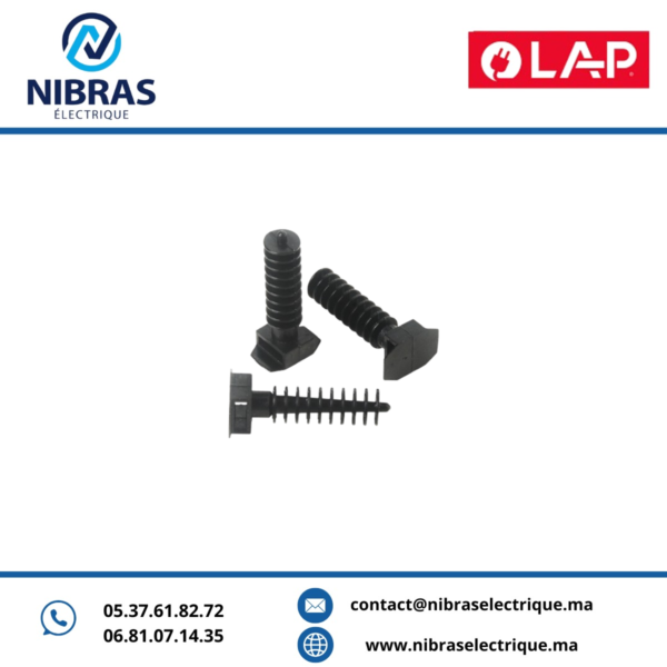 EMBASES À CHEVILLE LAP (Boite de 100 pcs)