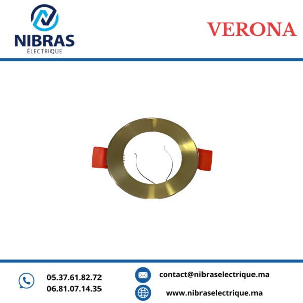 VERONA SPOT GU10 S8 ROUND GOLD