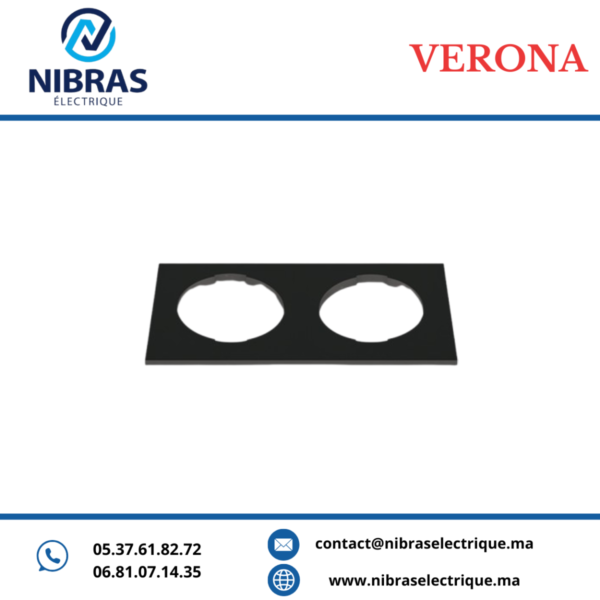 Accessoire VERONA pour spot S8 double noir