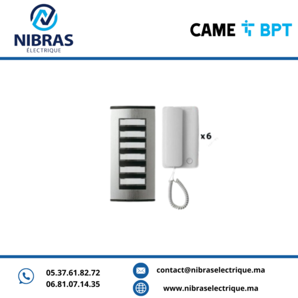 INTERPHONE 6 POSTE BPT