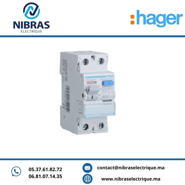 INTER.DIFF. 2P-63A-300MA HAGER