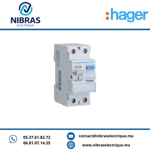 INTER.DIFF. 2P-63A-30MA HAGER