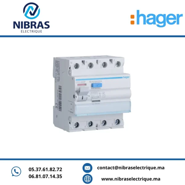 INTER.DIFF. 4P-63A-300MA- HAGER