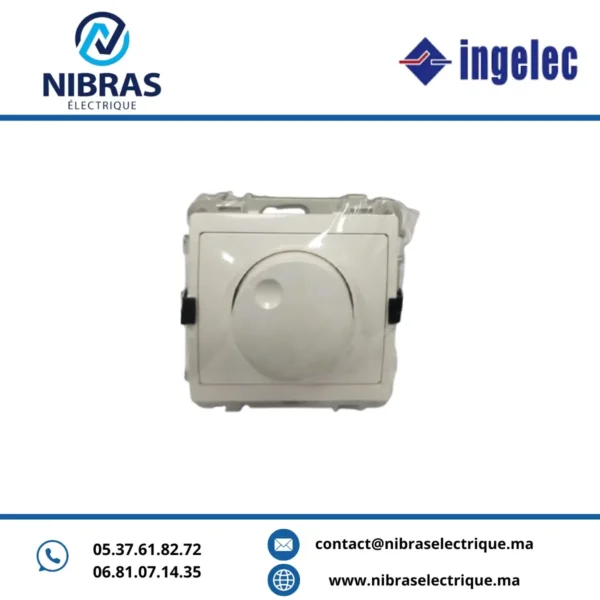 MECANISME VARIATEUR LED BLANC JADE INGELEC