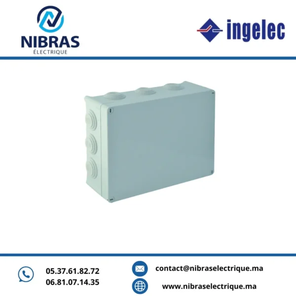 BOITE ETANCHE 180*140 AVEC VENTOUSES INGELEC