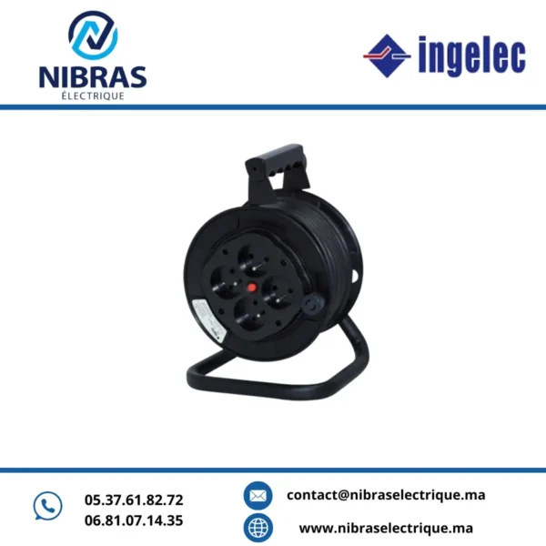 ENROULEUR USAGE PROFESSIONNEL 15M 4P N INGELEC