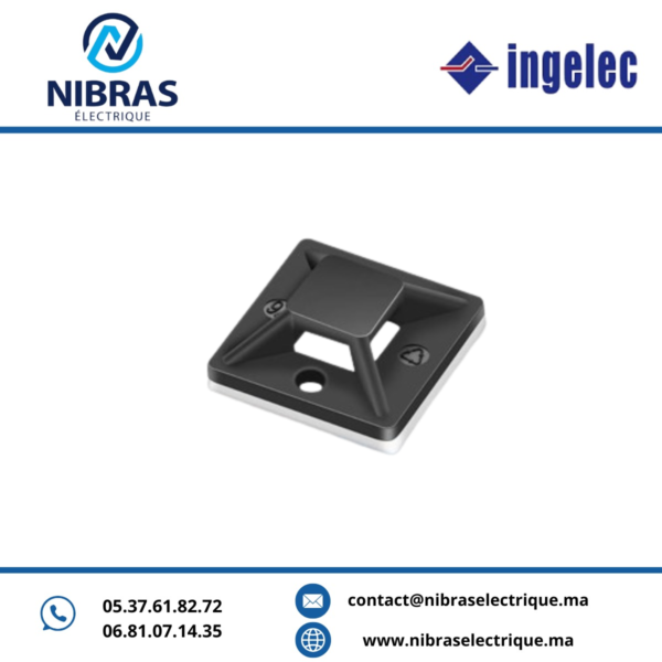 EMBASE ADHESIVE 20 MM 100 PCS INGELEC