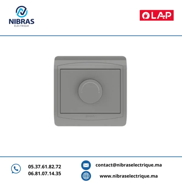 VARIATEUR ROTATIF GRIS CLAIR