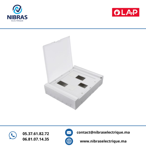 COFFRET APPARENT 16 MODULES+DISJONCTEUR D`ABONNÉ 2FILS