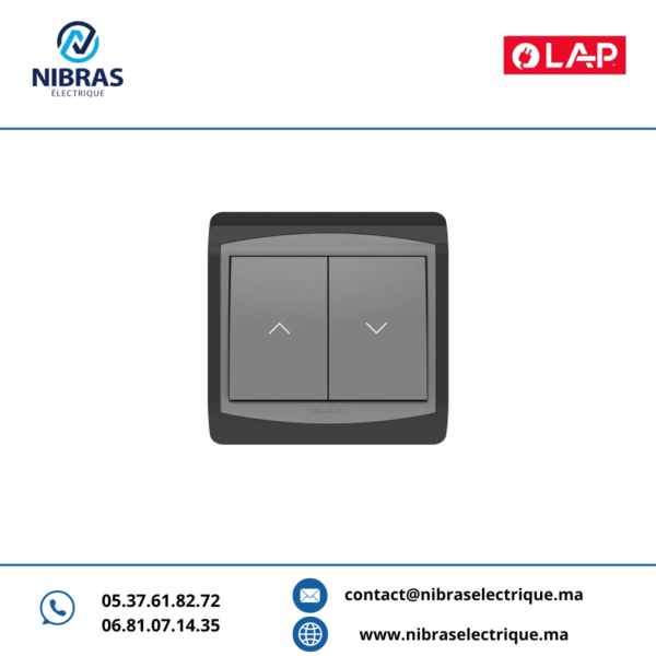 POUSSOIR INVERSEUR RIDEAUX GALAXY GRIS