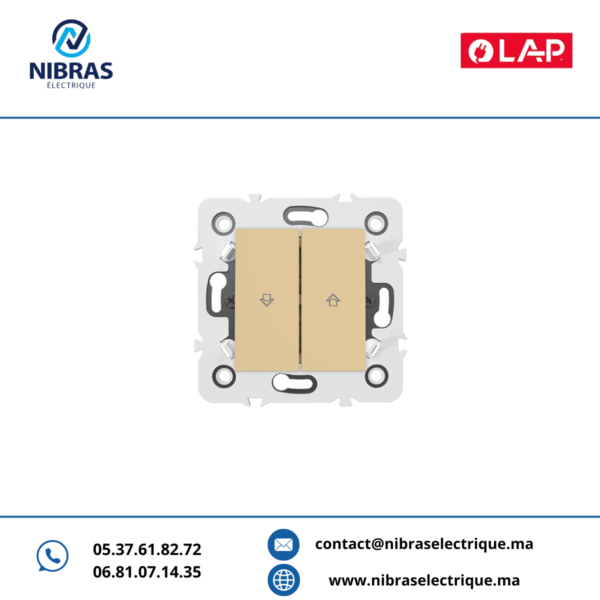 POUSSOIR INVERSEUR RIDEAUX Millenium CAPPUCCINO