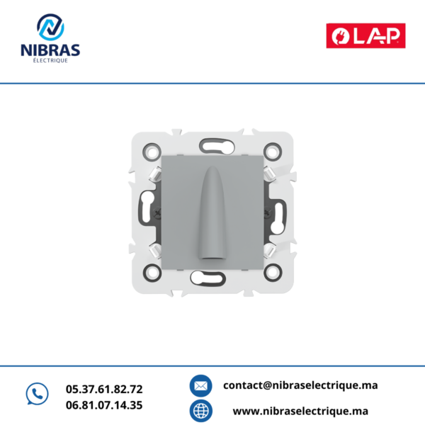 SORTE DE FIL VERTICALE SERRE CABLE GRIS CLAIR