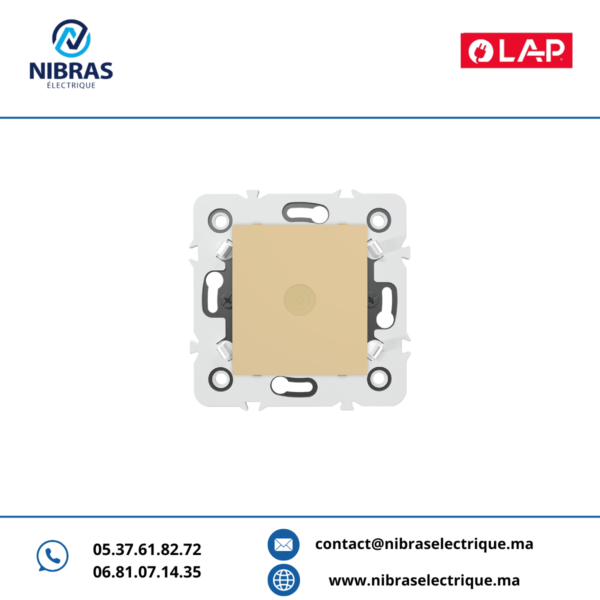 SORTIE DE FIL AVEC BOUCHON CAPPUCCINO