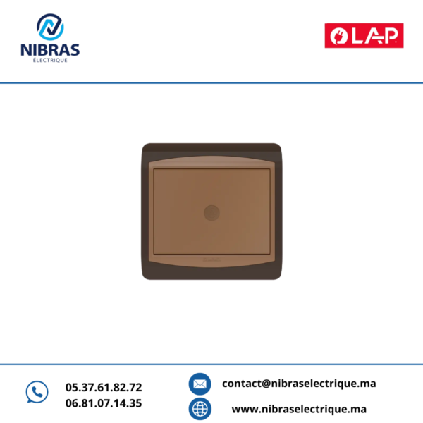 SORTIE DE FIL AVEC BOUCHON MARRON