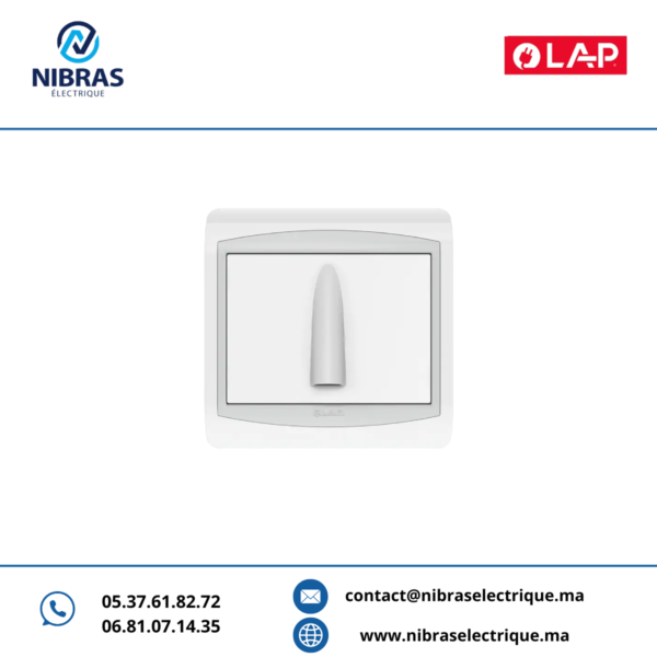 SORTIE DE FIL VERTICALE SERRE CABLE BLANC