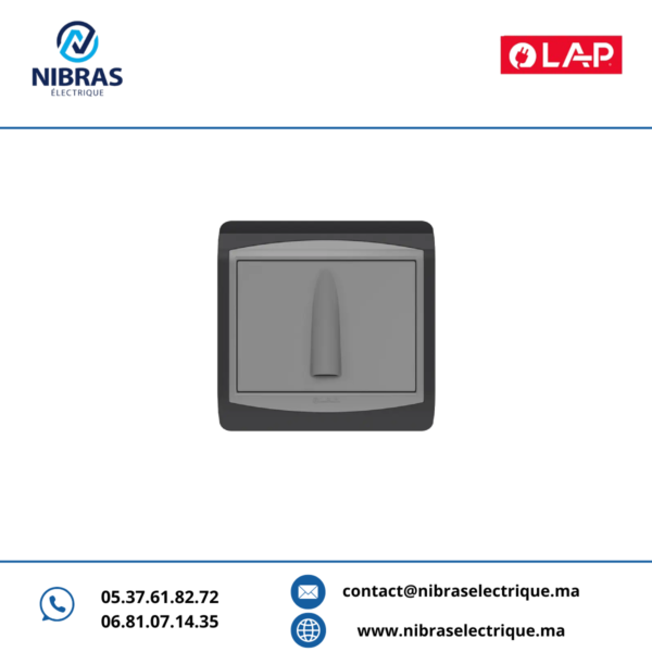 SORTIE DE FIL VERTICALE SERRE CABLE GRIS