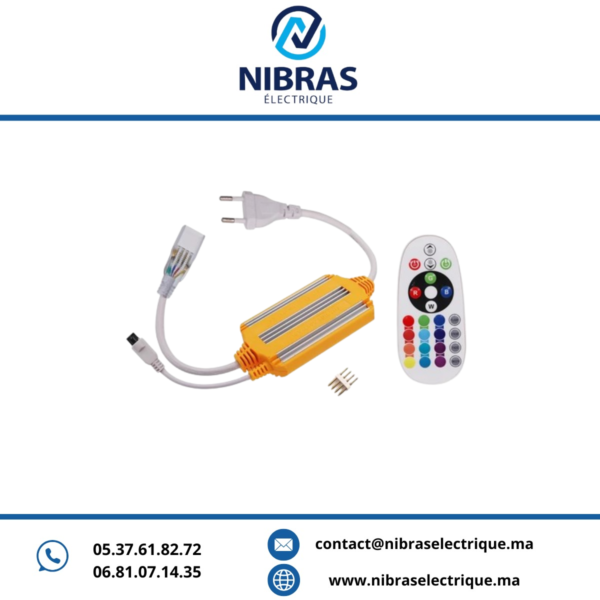 CONTROLEUR RGB LED STRIP 15A IP65 GOLDEN