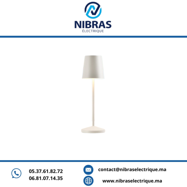 LAMP DE TABLE BLANC TACTILE MEGA