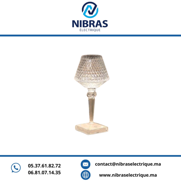 LAMP DE TABLE CRISTAL TACTILE MEGA