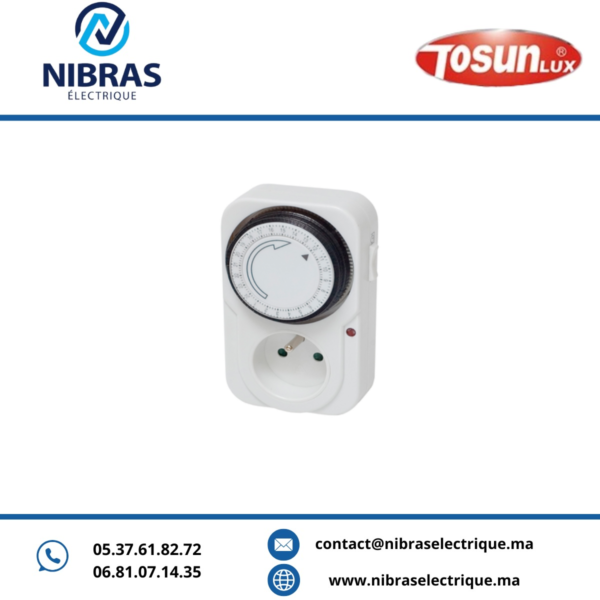 FICHE ET PRISE 2P+T TOSUN