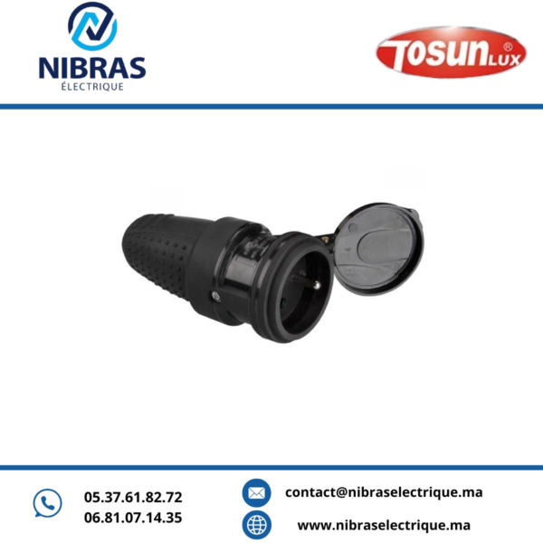 FICHE FEMELLE CAOUTCHOUC