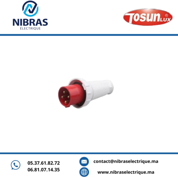 FICHE INDUSTRIEL MAL 3P+N+T ACCROCHE TS-035 63A TOSUN