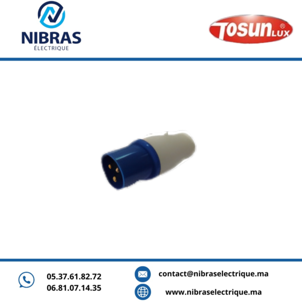 FICHE INDUSTRIEL MAL 3P+T ACCROCHE TS-033 63A TOSUN