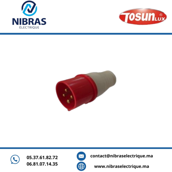 FICHE INDUSTRIEL MAL 3P+T TS-024 32A TOSUN