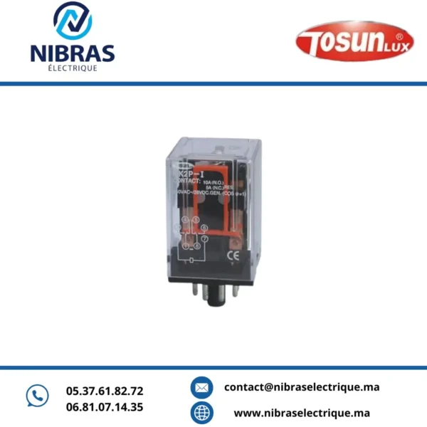 Relais 8 broches 220V TOSUN