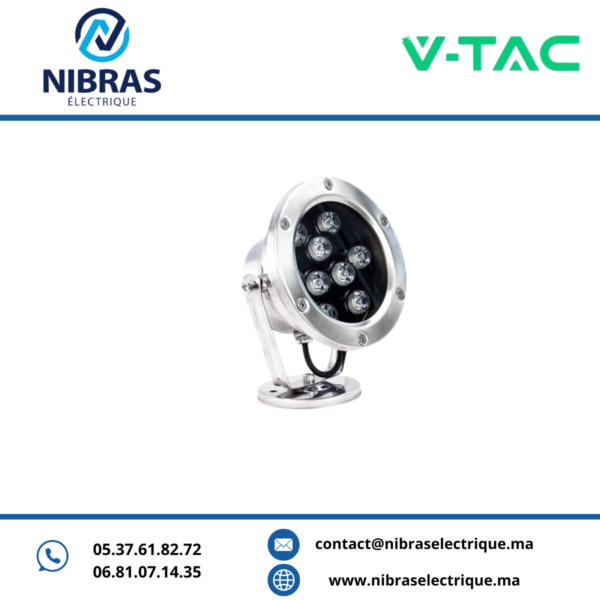 V-TAC SPOT SOL APPARENT LED 12*1W 3000K IP68