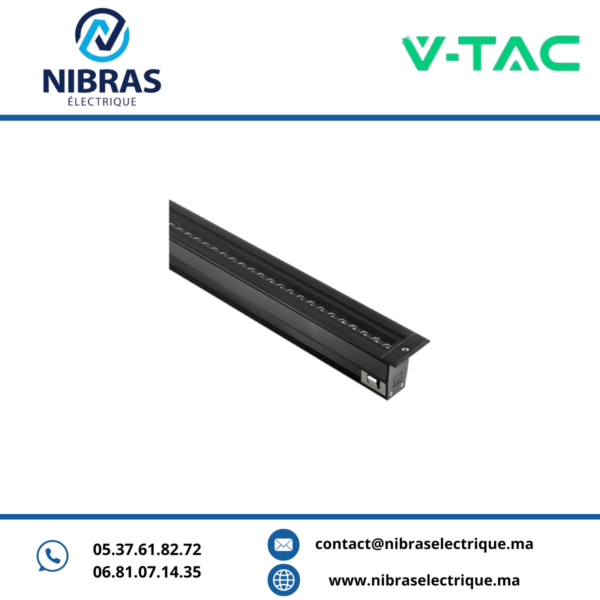 V-TAC SPOT SOL 15*1W 3000K IP67 600*90*H75mm