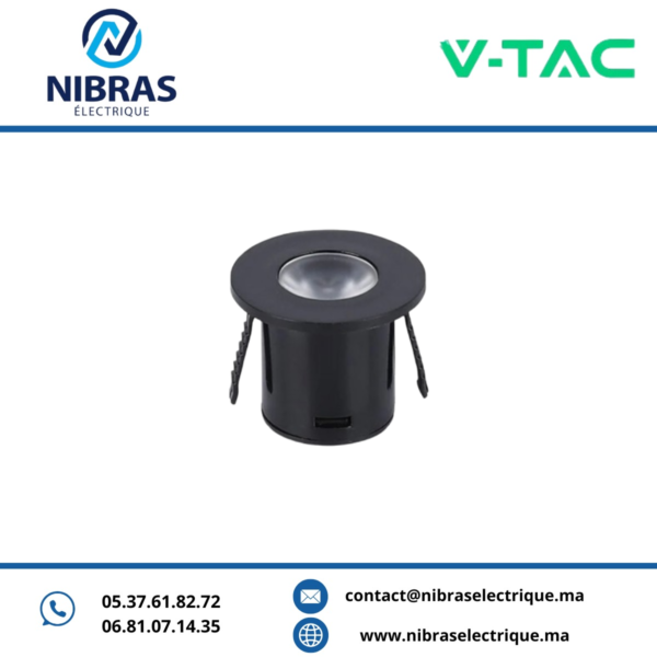 V-TAC SPOT NICHE RD BLACK 4200K