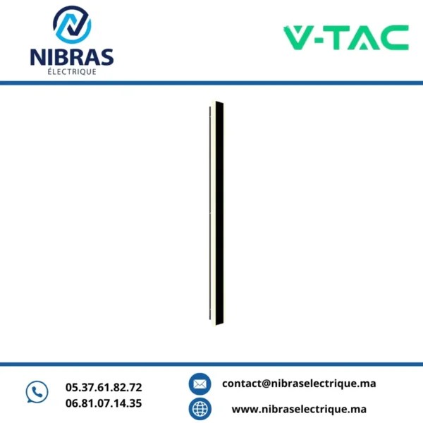 V-TAC APPLIQUE WALL 30W 3000K BLACK