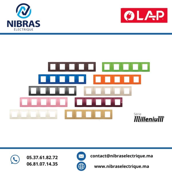 MULTICADRES 5 POSTES HORIZONTALE Millenium