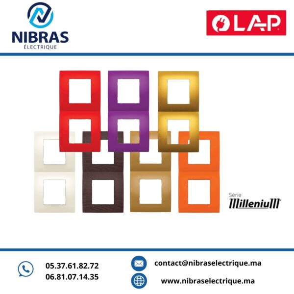 MULTICADRES 2 POSTES VERTICALE Millenium