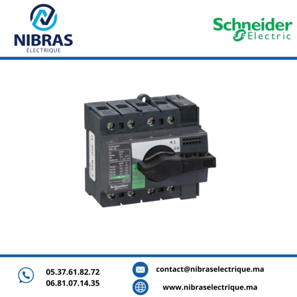 SECTIONNEUR INTERPACT INS40 4P 40A SCHNEIDER