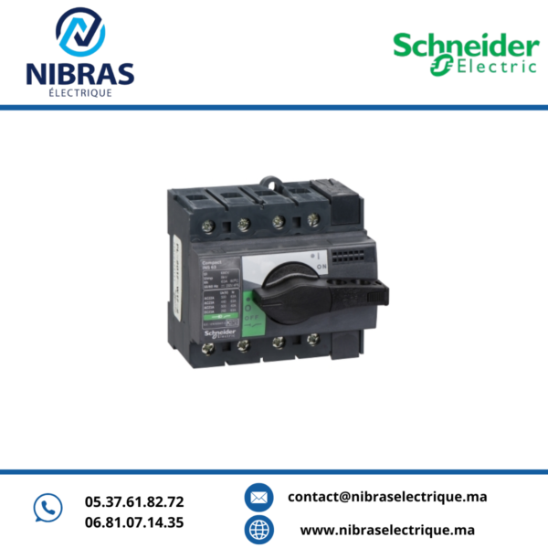 SECTIONNEUR INTERPACT INS63 4P 63A SCHNEIDER
