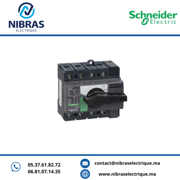 SECTIONNEUR INTERPACT INS80 4P 80A SCHNEIDER